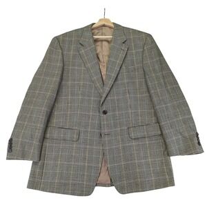 Lauren Ralph Lauren Men's Plaid Wool Blazer Sport Coat Jacket Size 42R